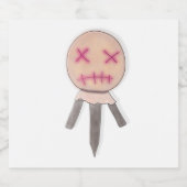 呪われたブードゥー人形 リキュールボトルラベル (シングルラベル)