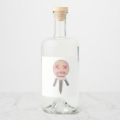 呪われたブードゥー人形 リキュールボトルラベル (正面)