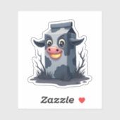 呪われたミルクカートン牛 シール (シート)