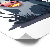 呪われたミルクカートン牛 ポスター (角)