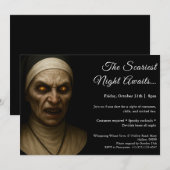 呪われた修道女 | ハロウィンパーティーの招待状 招待状 (正面/裏面)