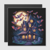 呪われた屋敷の夜 マグネット招待状 (正面/裏面)