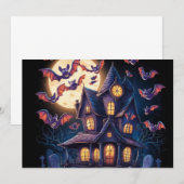 呪われた屋敷の夜 招待状 (正面/裏面)