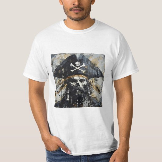 呪われた海賊 Tシャツ (正面)