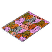 呪われた猫の写真動物アート愚かな容姿 ノートブック (左側)