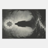 呪われた祭壇と黒い魔法 ラッピングペーパーシート (正面2)