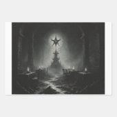 呪われた祭壇と黒い魔法 ラッピングペーパーシート (正面)