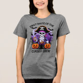 呪われた船員のハロウィーン海賊キャプテン トライブレンドＴシャツ (正面)