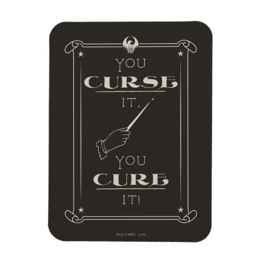 呪われば治す マグネット (縦)