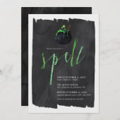 呪ストップ文ハローウィンパーティ 招待状 (正面/裏面)