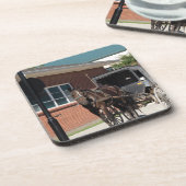 呪文の際ストップに愛馬が付くストップこと コースター (左側)