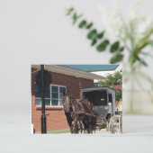 呪文の際ストップに愛馬が付くストップこと ポストカード (スタンド正面)