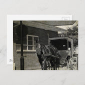 呪文を唱える者は、合図の時に馬を鳴らストップす。 ポストカード (正面/裏面)