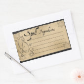 呪文具ラベル 長方形シール (封筒)