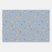 呪文&スケルトンハロウィーンテーマラッピング紙 ラッピングペーパーシート (正面2)