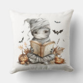 呪文&ストーリー – Mummy in the Pumpkin Patch クッション (裏面)