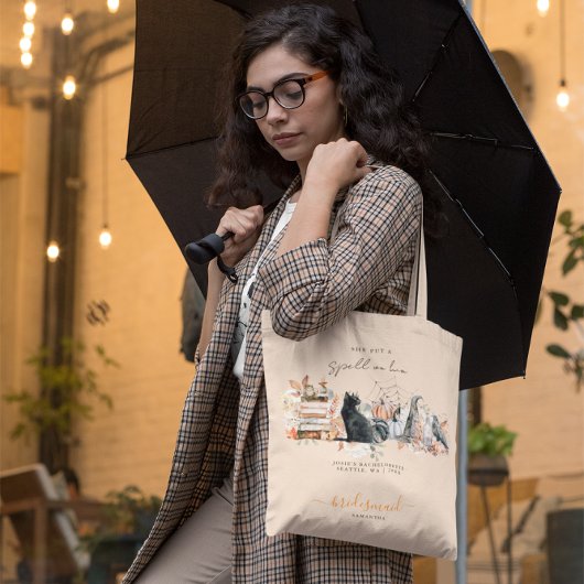 呪文 | ハロウィーンブライダルシャワー トートバッグ