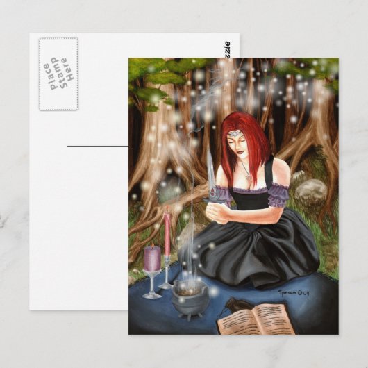 呪文 ポストカード (正面/裏面)