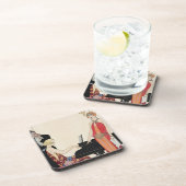 呪文、「Gazette du Bon Ton'のためのイラストレーション コースター (右側)