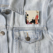 呪文、「Gazette du Bon Ton'のためのイラストレーション 缶バッジ (インサイチュ)