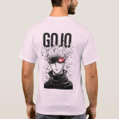 呪術廻戦 五条悟 アニメTシャツ Tシャツ (裏面)