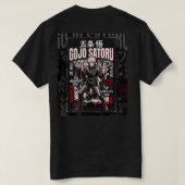 呪術廻戦 五条悟 ヴィンテージ ブートレグ アニメ S Tシャツ (デザイン裏面)