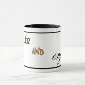 味とマグ楽しむは食欲不振である マグカップ (中央)