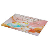 味と主が良いピンク色であることを見なさい カッティングボード (角)