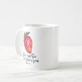 味と主が良いヴィンテージ コーヒーマグカップ (正面左)