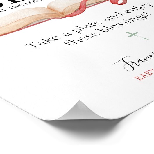 味と主が良い食べ物のしるし( ポスター (角)