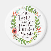 味と主の良さを見る マグネット (正面)