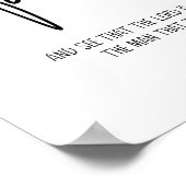 味と参照， Psalm 34:8,聖なる書物、 経典, モダン ポスター (角)