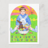 味と見るイースターハガキ感動的キ シーズンポストカード (正面)