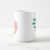 味と魂の果実を見る コーヒーマグカップ (中央)