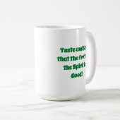 味と魂の果実を見る コーヒーマグカップ (正面右)