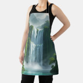 "味のカスケード – 魅惑的な滝" エプロン (インサイチュ)