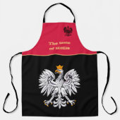 味のホーム&ポーランド国旗，ポーランド/料理 エプロン (正面)