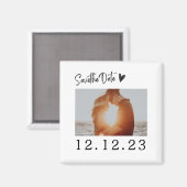 味わいシンプル&ラブリーデイトマグネットを保存 マグネット (正面/裏面)