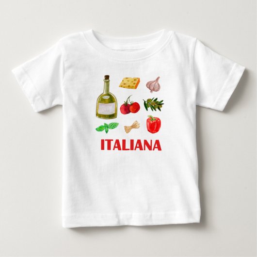 味イタリアン味 ベビーTシャツ (正面)