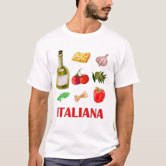 味イタリアン味 Tシャツ (正面)