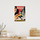 味フランスの付きリキュール広告アールデコヴィンテージ ポスター (キッチン)