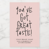 味ボックス得シ素晴らしール包装ラベル フードラベル (シングルラベル)