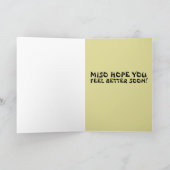 味噌汁はグリーティングカードが上手く出る カード (内部)