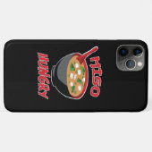 味噌腹おもしろい食かわいい Case-Mate iPhoneケース (裏面(横))