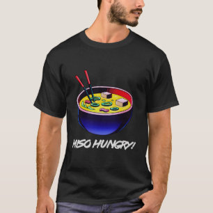 味噌腹かわいい味噌汁日本のだしダシS Tシャツ