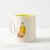 味地中海の味 ツートーンマグカップ (正面左)