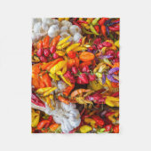 味地中海の味 フリースブランケット (正面)