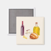 味地中海の味 マグネット (正面/裏面)