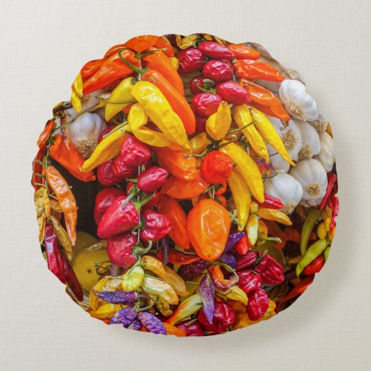 味地中海の味 ラウンドクッション (正面)