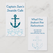 味方された海を倍増し、テーマの名刺を固定して下さい 名刺 (正面/裏面)